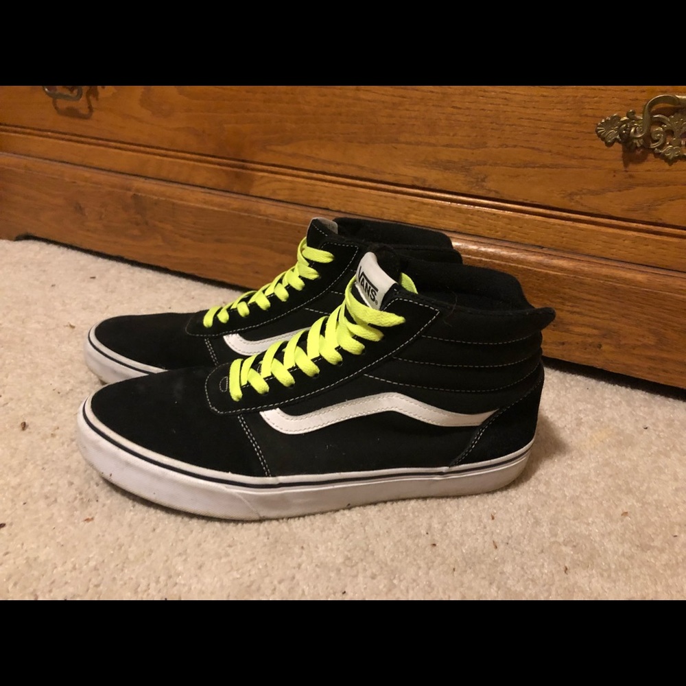 Custom Black Vans with Off-White laces